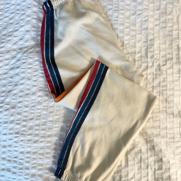 Aviator Nation Rainbow Stripe Joggers Sweatpants - Picture 2 of 5